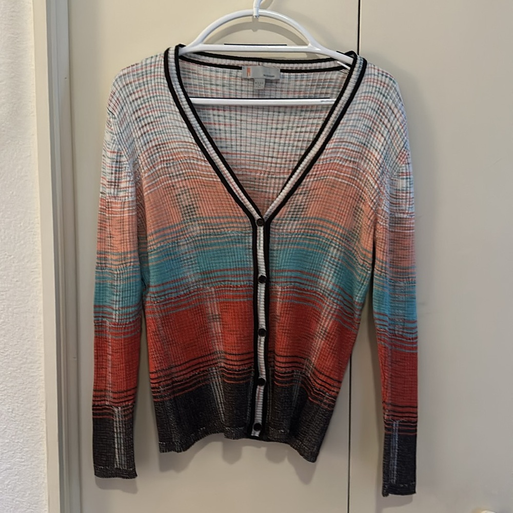 Missoni Ribbed Viscose & Cotton Sweater Size Large